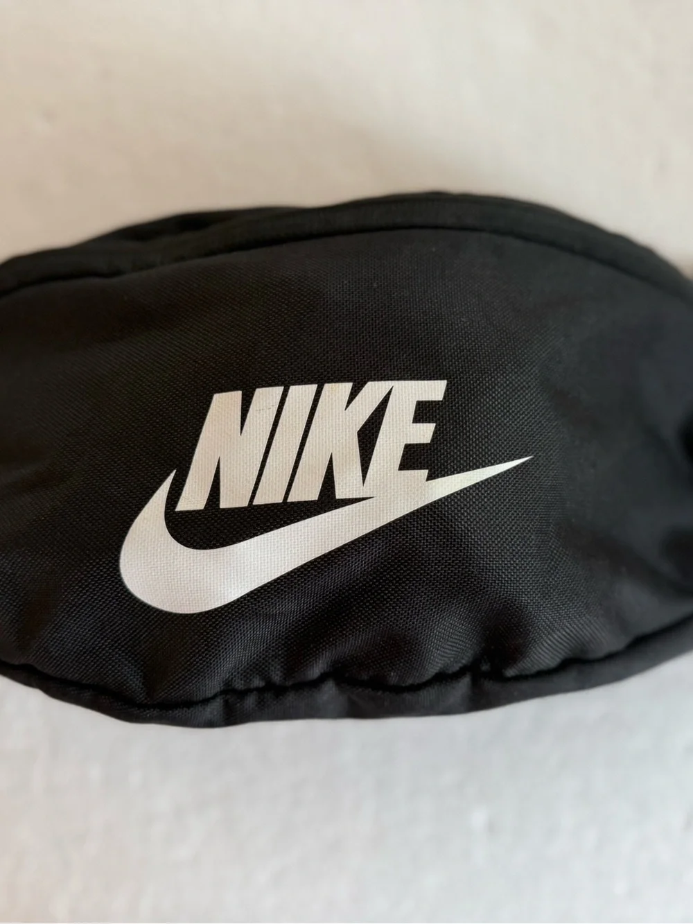 Nike Black crossbody with White Swoosh Logo
